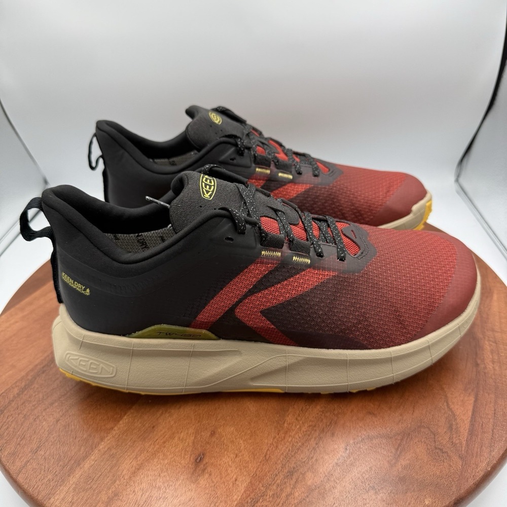 Keen 450 Dirt Mens Trail Running Shoes Red Ochre/Black 1031113 Size 10 Gorpcore